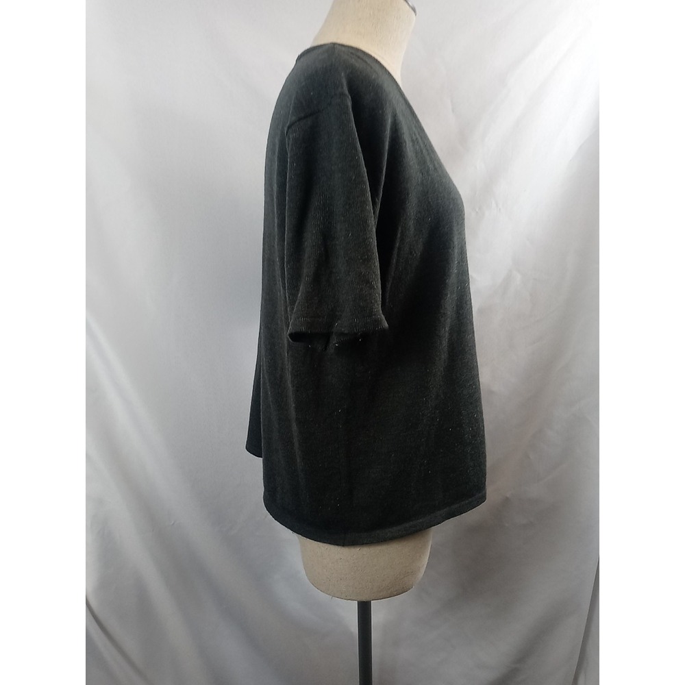 Vintage Studio Works T Shirt Women's Size Medium Top Short Sleeve Dark Gray - Picture 4 of 7